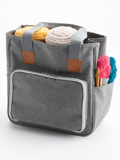 Yarn Tote with Front Pocket