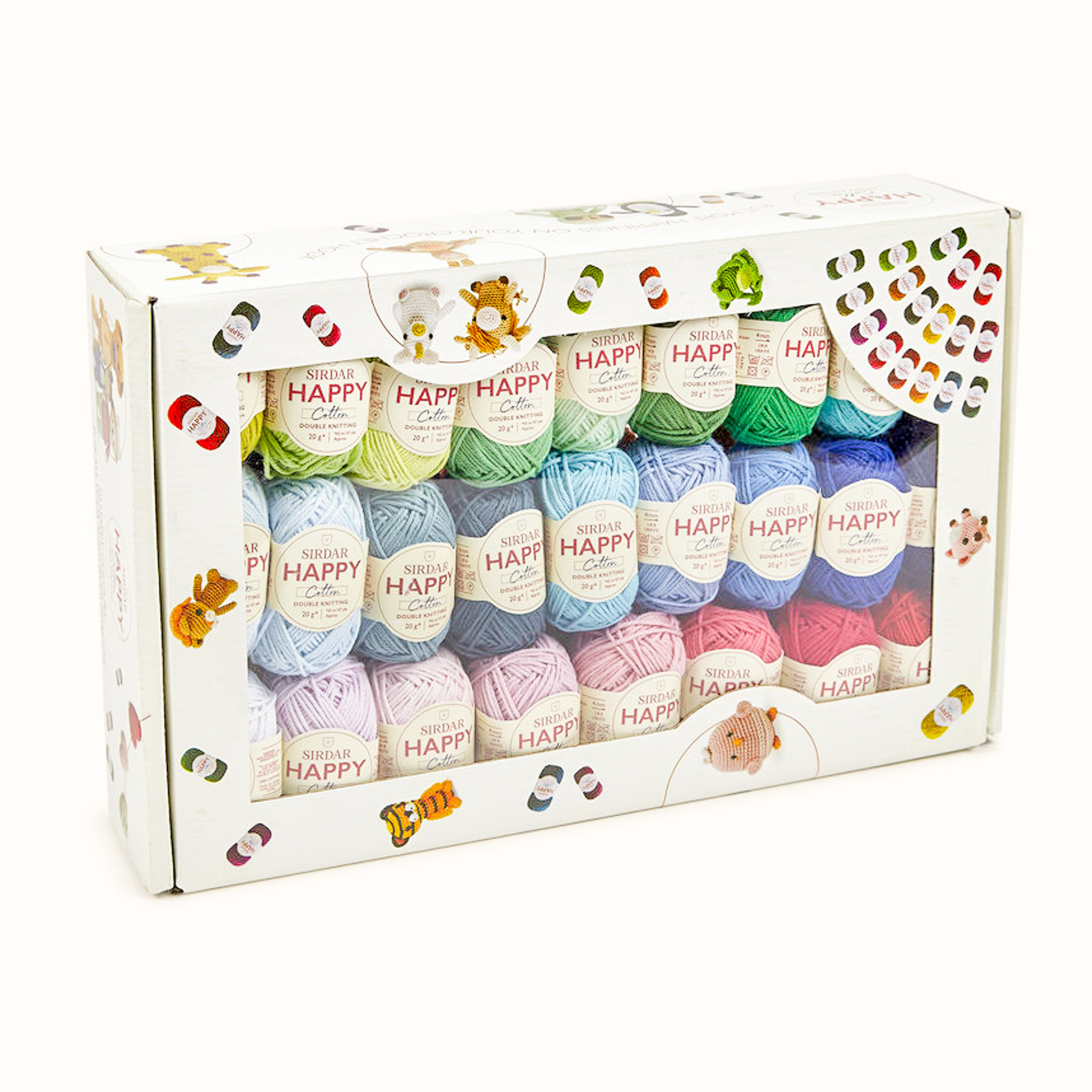 50 Happy Cotton Yarn Colors